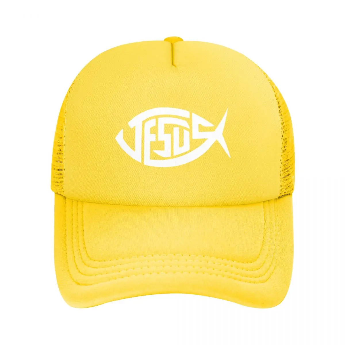 Jesus Fish Christian Faith Mesh Baseball Cap